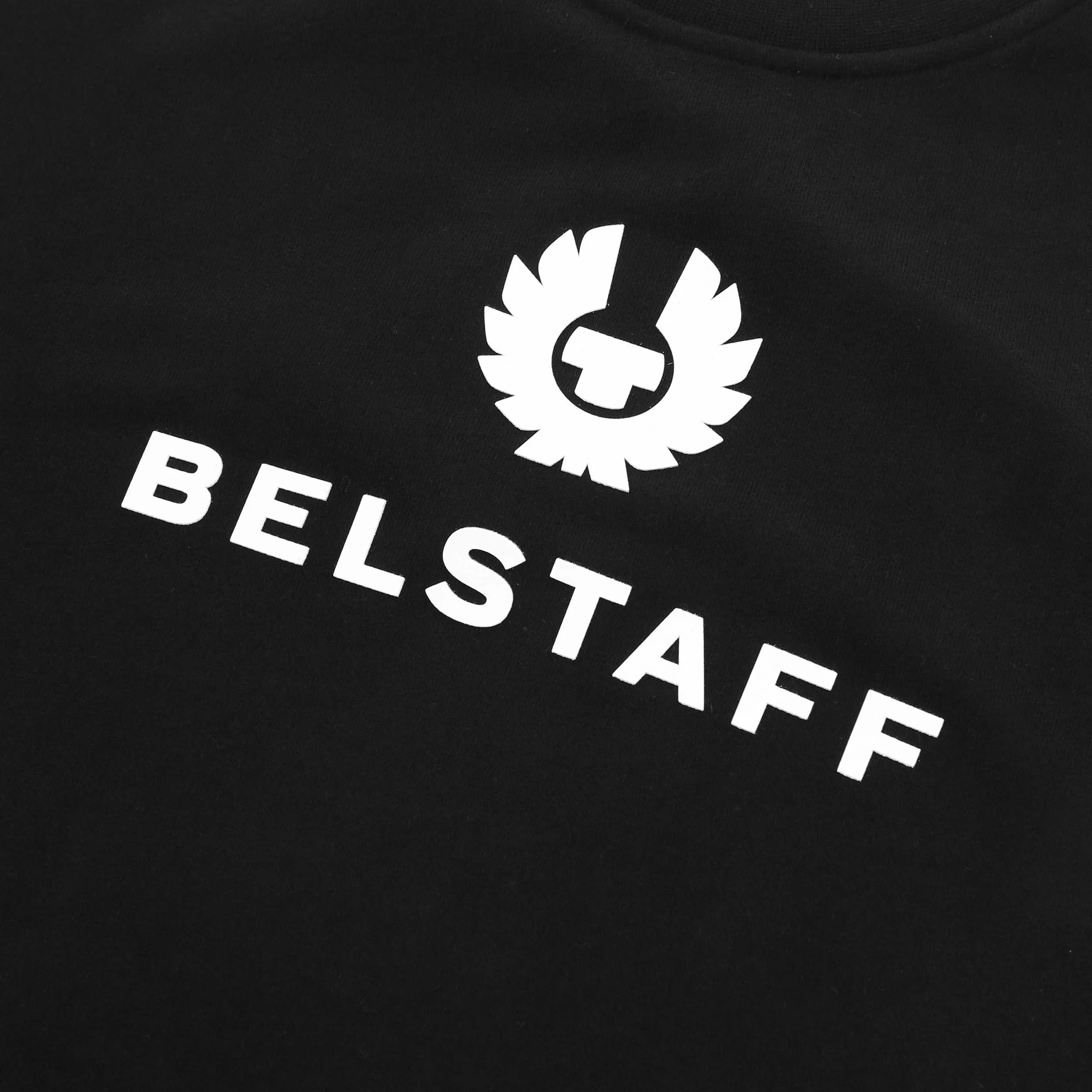 Belstaff Signature Crewneck Sweat Top in Black