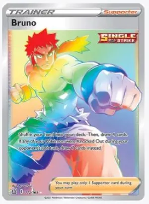 Bruno (Secret) SWSH05: Battle Styles # 172/163
