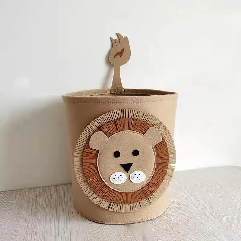 Cartoon Cute Wool Felt Storage Bin, HG0106