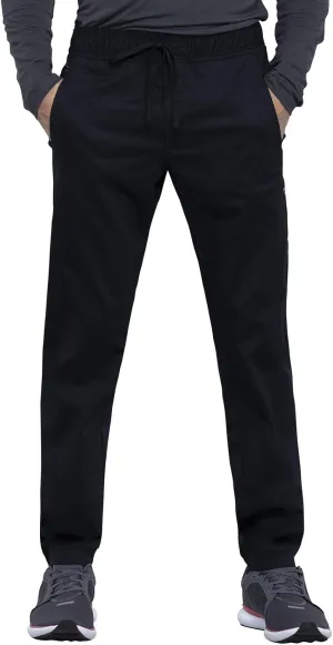 Cherokee Men Scrubs Pant Natural Rise Jogger with Zip Cargo Pocket WW012