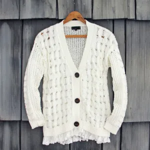 Jack Frost Lace Fisherman's Sweater