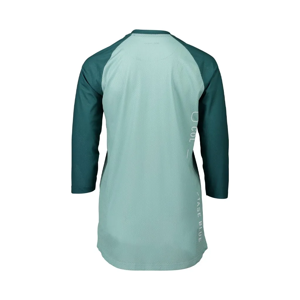 Jersey POC Womens MTB Pure 3/4 - Light Blue/Dioptase Blue