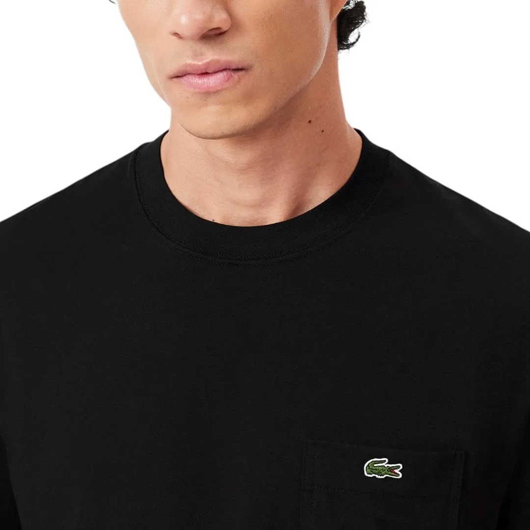 Lacoste Men's Cotton T-Shirt with Breast Pocket