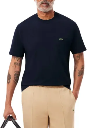 Lacoste Men's Cotton T-Shirt with Breast Pocket