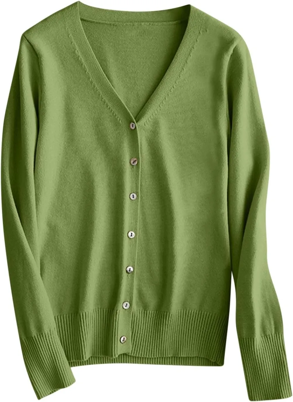 Lightweight Cardigan Sweaters for Women Fall Fashion 2024 Long Sleeve Open Front v Neck Button Down Cardigan Jackets