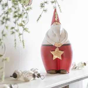 Red Ceramic Santa - 2 Styles