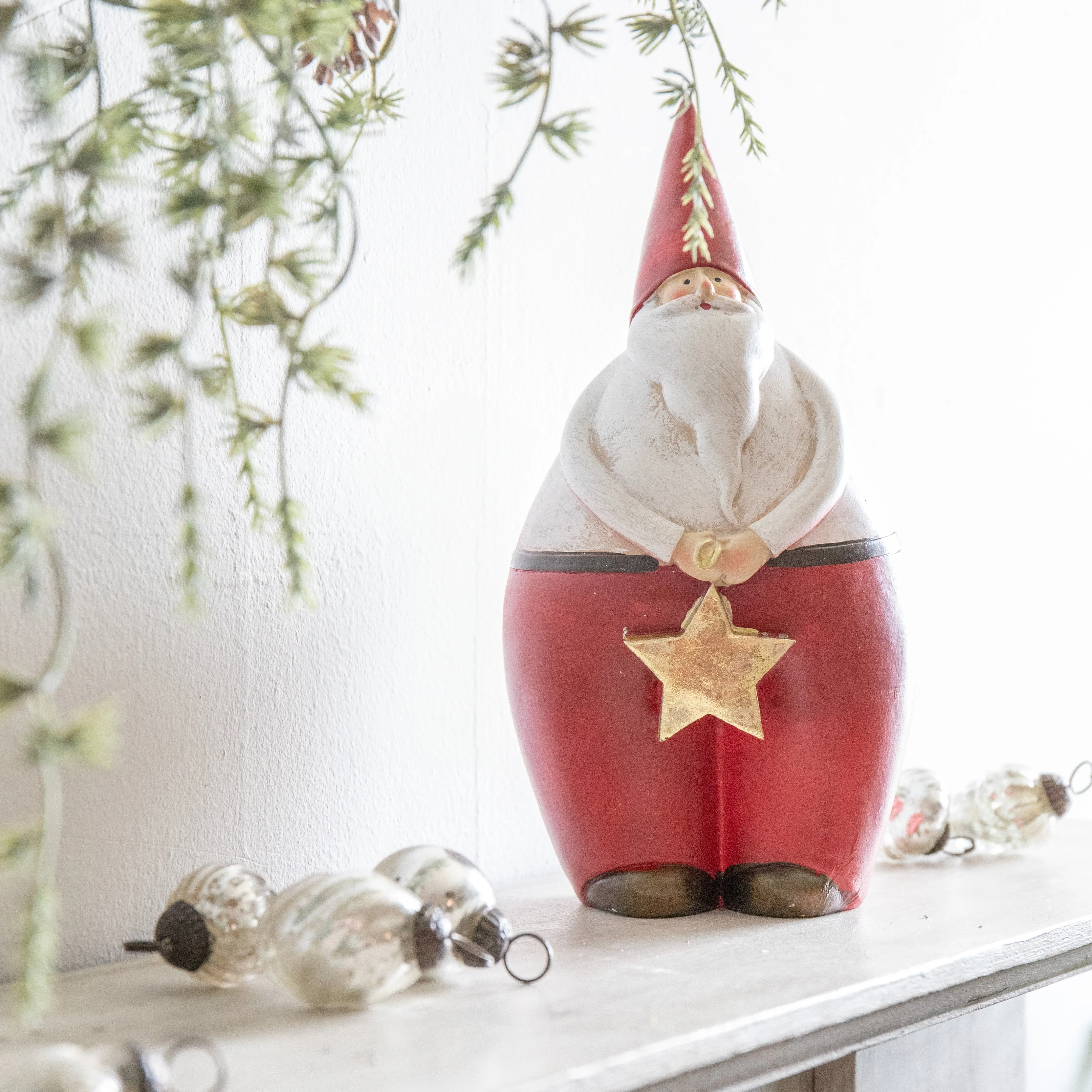 Red Ceramic Santa - 2 Styles