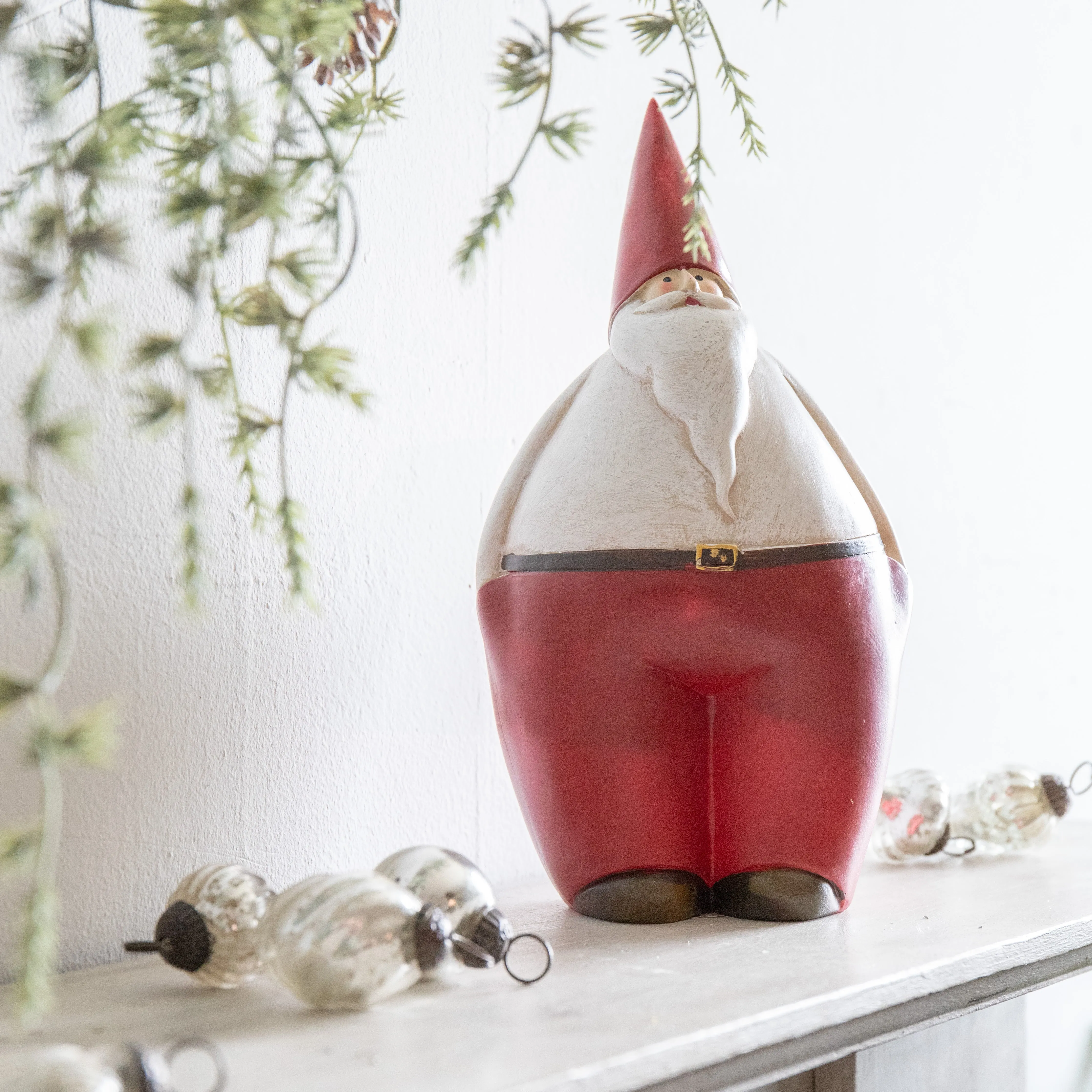 Red Ceramic Santa - 2 Styles