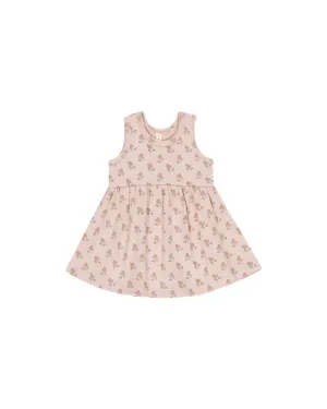 Roses Ribbed Tank Dress