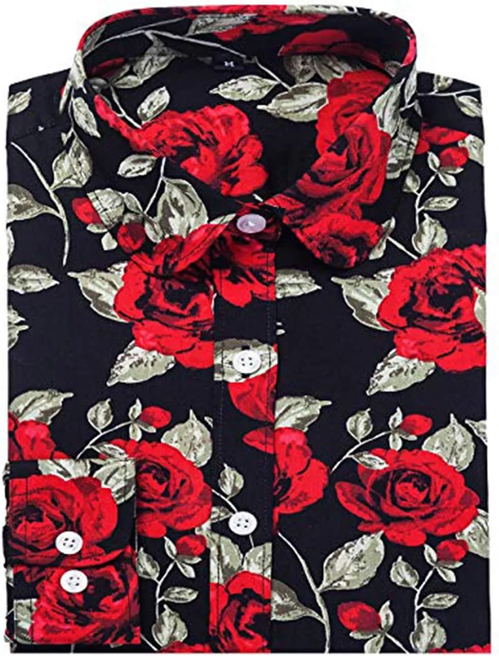 Women's Blouses Casual Long Sleeve Work Button Down Dress Hawaiian Shirts Tops